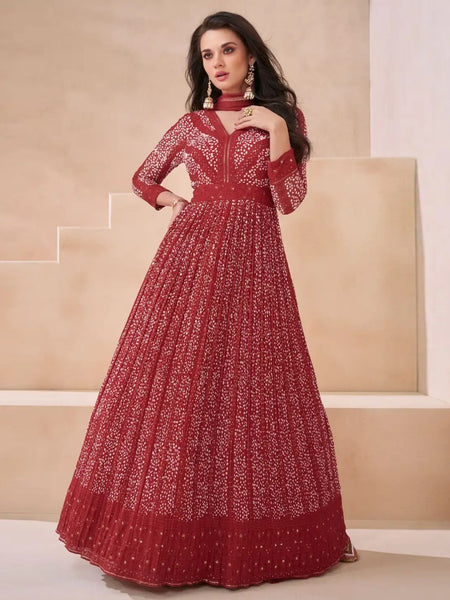 Anarkali Dress - Real Georgette - Anarkali