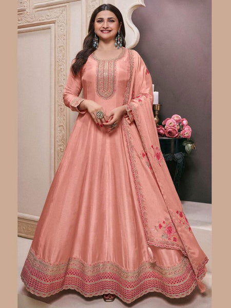 Plus-Sizes Salwar Kameez - Art Silk - Anarkali