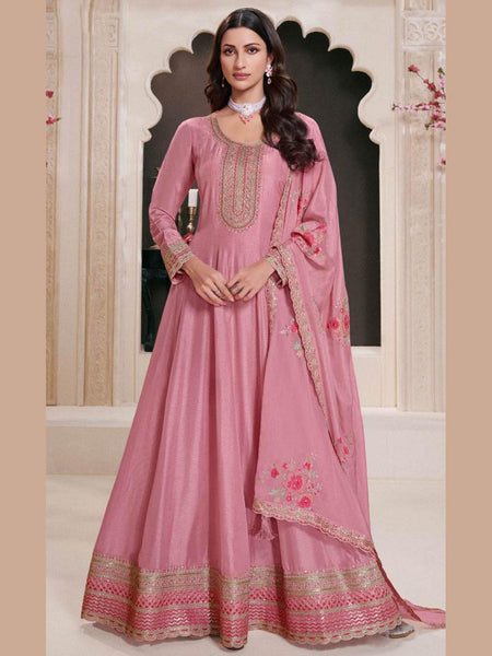 Plus-Sizes Salwar Kameez - Art Silk - Anarkali