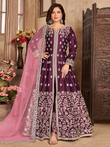  Salwar Kameez - Art Silk - Anarkali