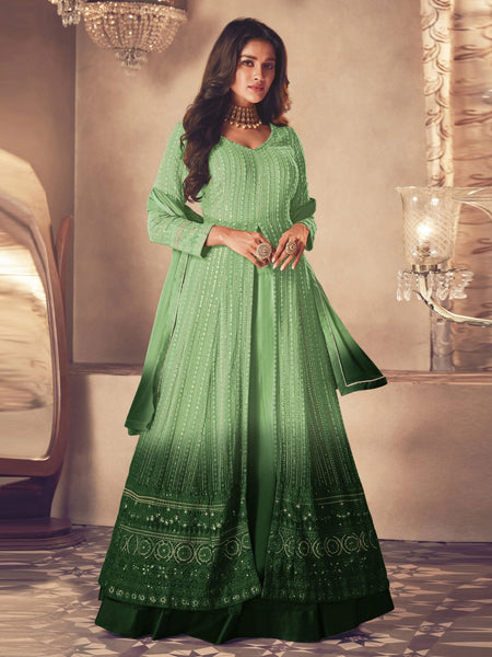  Salwar Kameez - Real Georgette - Anarkali Suit