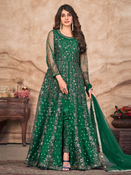  Salwar Kameez - Net Satin - Anarkali