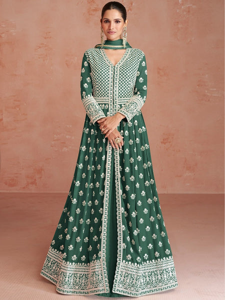  Salwar Kameez - Real Georgette - Anarkali Dress