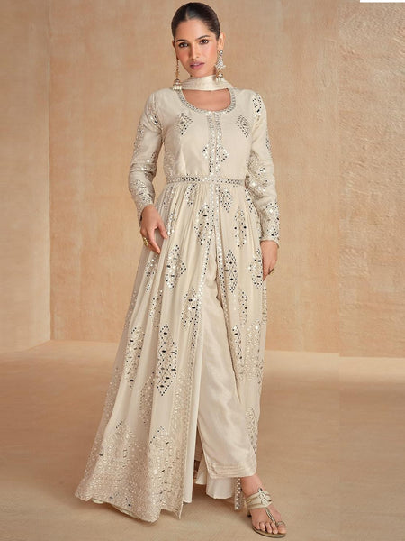 Silk Indian Dress - Real Georgette - Anarkali