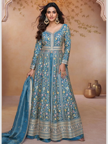 Anarkali Dress - Art Silk - Anarkali