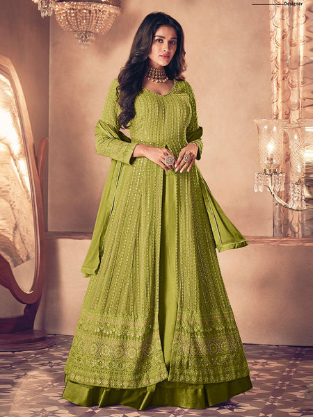 Anarkali Dress - Georgette Real - Anarkali