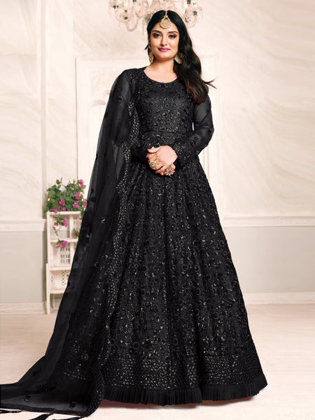 Anarkali Dress - Net Sequence - Anarkali Dress
