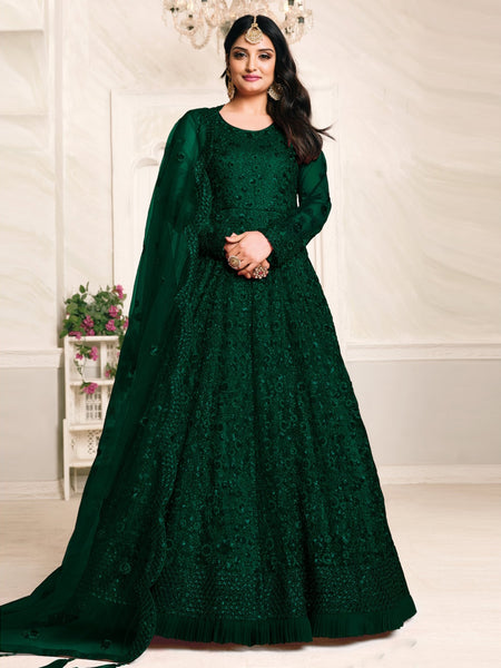 Anarkali Dress - Net Sequence - Anarkali Dress