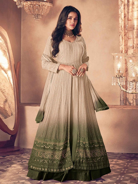 Salwar Kameez - Real Georgette - Anarkali Dress