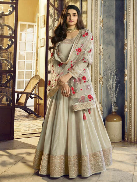 Anarkali Dress - Art Silk - Anarkali