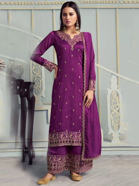 New Indian Dress - Silk Georgette Embroidery