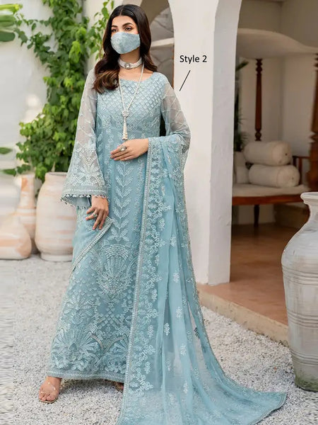 Pakistani Salwar Kameez - Designer Chiffon Embroidery