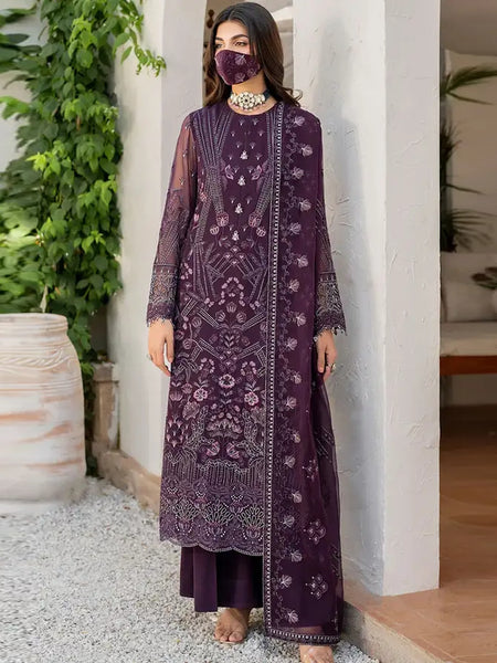Pakistani Salwar Kameez - Designer Chiffon Embroidery
