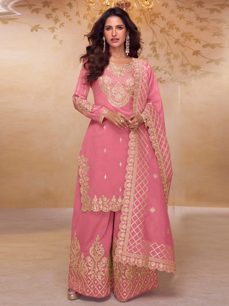 Straight Indian Dress - Art Silk Palazzo