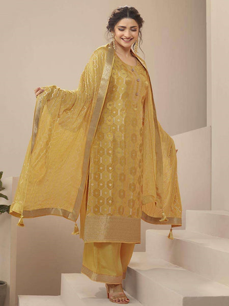  Salwar Kameez - Embroidered Jacquard Zari