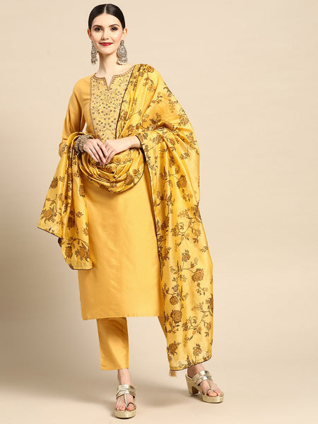 Kurti - Floral Design Kurta Set