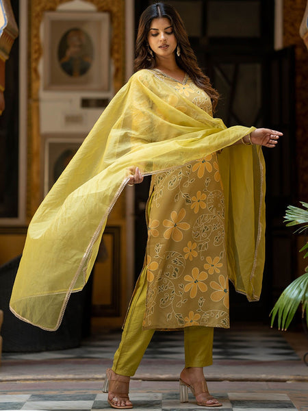 Dress - Mirror Work Kurta Set