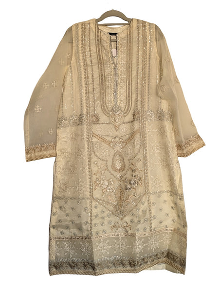 Kurti - Embroidery on Organza Kurti