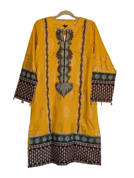 Kurti - Embroidery on Cotton Lawn Kurti