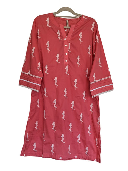 Kurti - Embroidery on Lawn Kurti