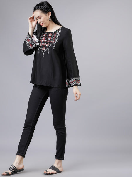 Kurti - Embroidered A-Line