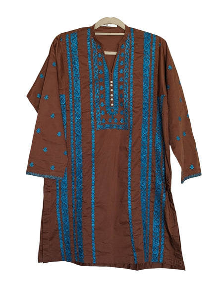 Kurti - Embroidery on Lawn Kurti