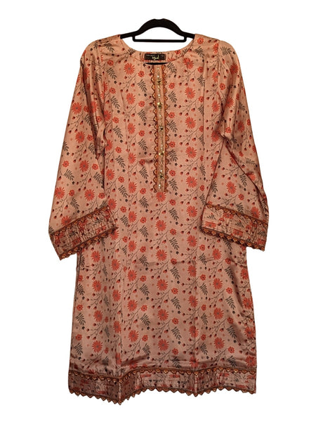 Kurti - Embroidery on Silk Kurti