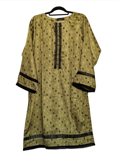 Kurti - Embroidery on Silk Kurti
