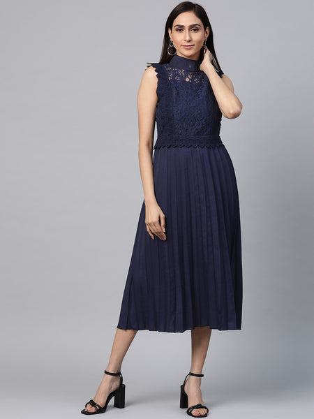 Kurti - Pleated A-Line Kurti