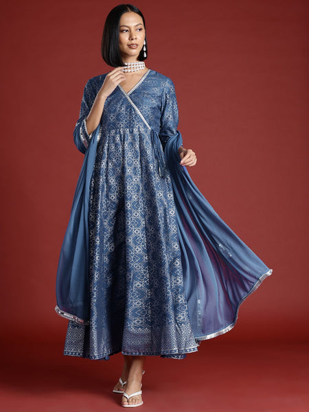 Kurti - Block Print Wrap Kurti
