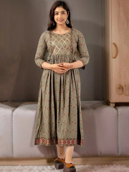 Kurti - Floral Printed Kurti