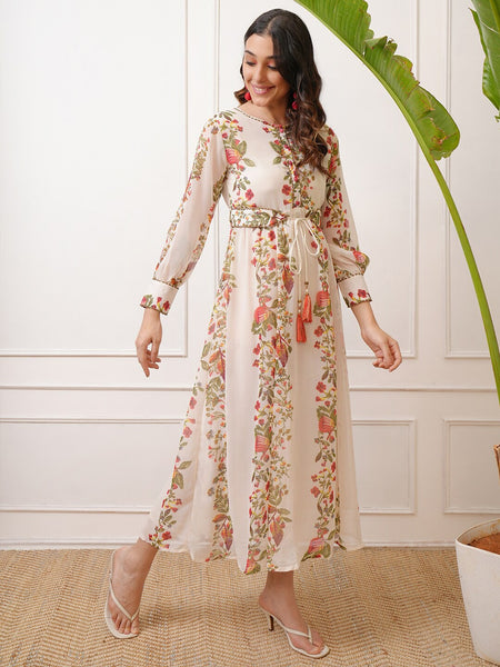 Kurti - Floral A-Line Kurti