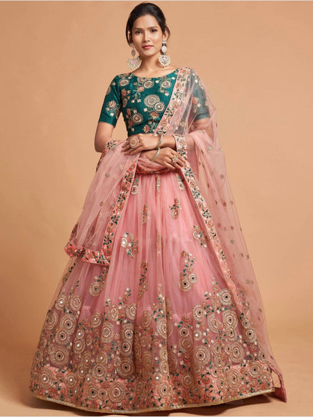 New Lehenga Choli - Soft Net Embroidery
