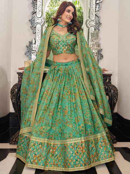 New Lehenga Choli - Art Silk Embroidery