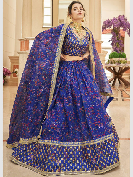 New Lehenga Choli - Art Silk Embroidery