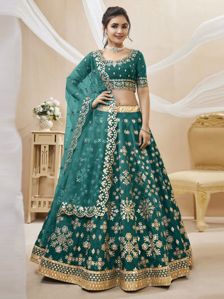 New Lehenga Choli - Embroidery on Art Silk