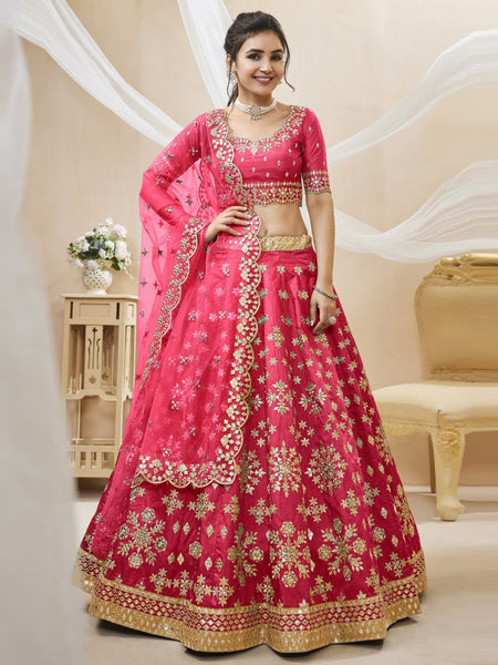 New Lehenga Choli - Embroidery on Art Silk