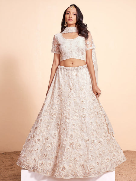 New Lehenga Choli - Premium Net Embroidery