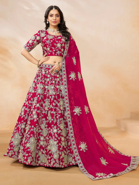 New Lehenga Choli - Net Art Silk Embroidery