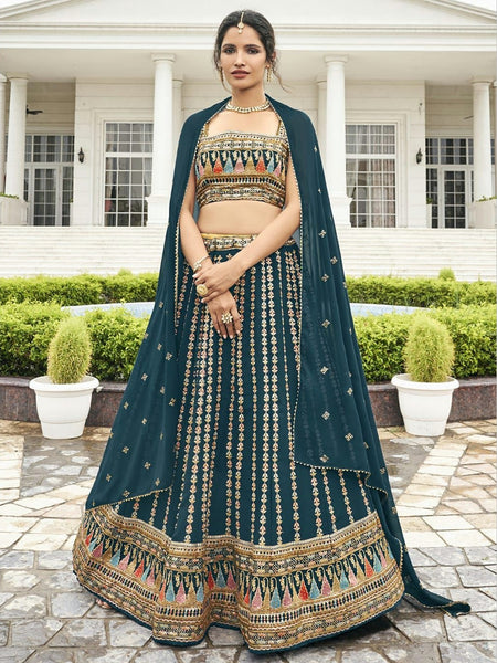 New Lehenga Choli - Sequence on Georgette