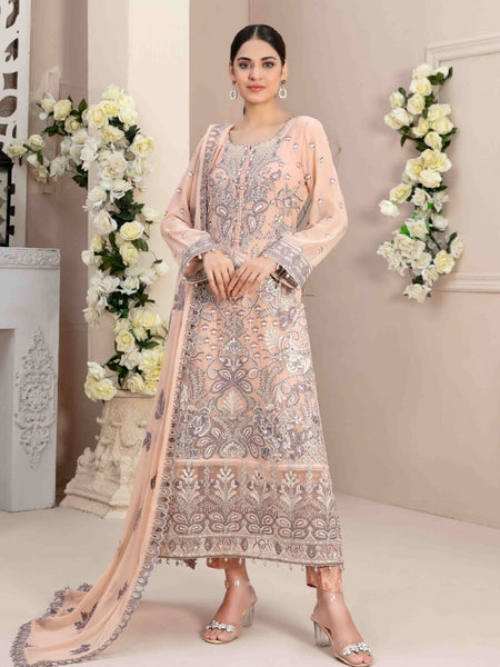 Salwar Kameez - Embroidered Fancy Chiffon