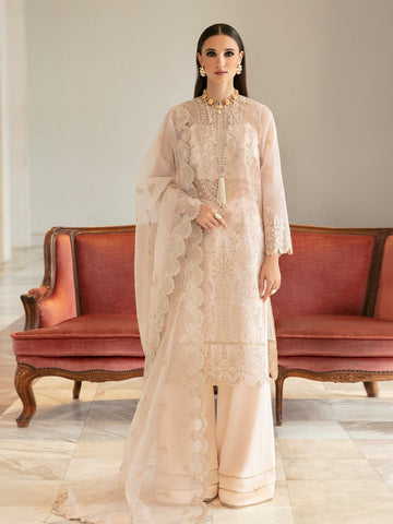  Pakistani Dress - Embroidered Premium Organza