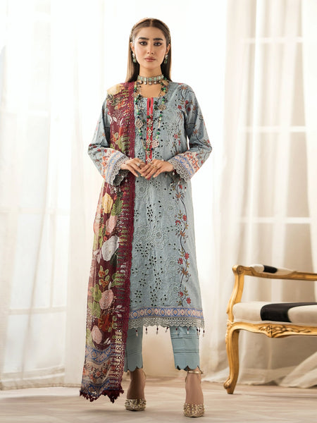  Salwar Kameez - Embroidered Cambric Chikankari