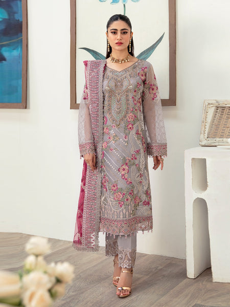  Salwar Kameez - Embroidered Organza Premium