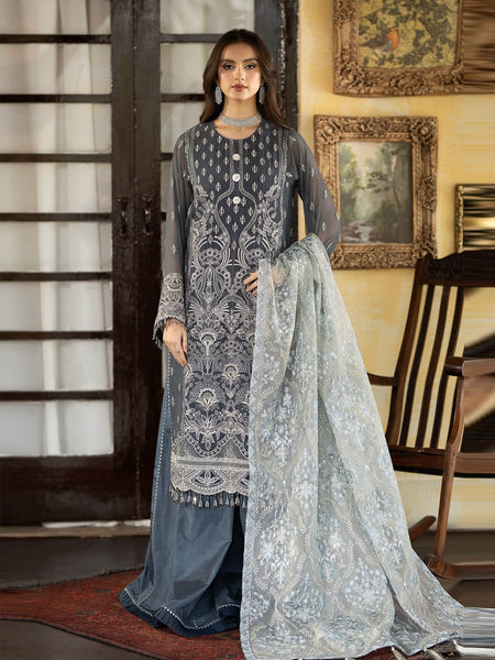  Salwar Kameez - Deluxe Embroidered Chiffon