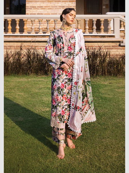  Salwar Kameez - Embroidered Chikankari Voile