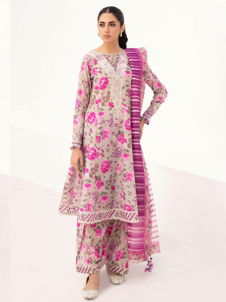  Salwar Kameez - Digital Printed Embroidered Lawn