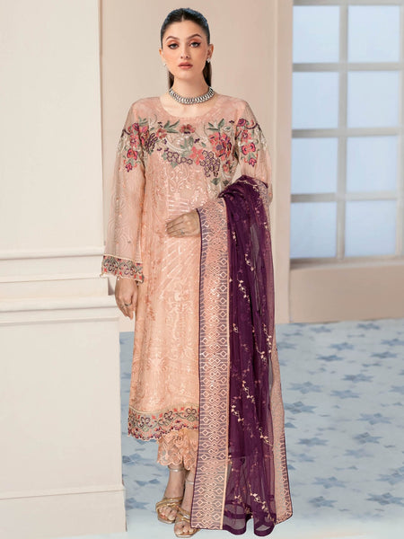  Salwar Kameez - Embroidered Luxe Chiffon