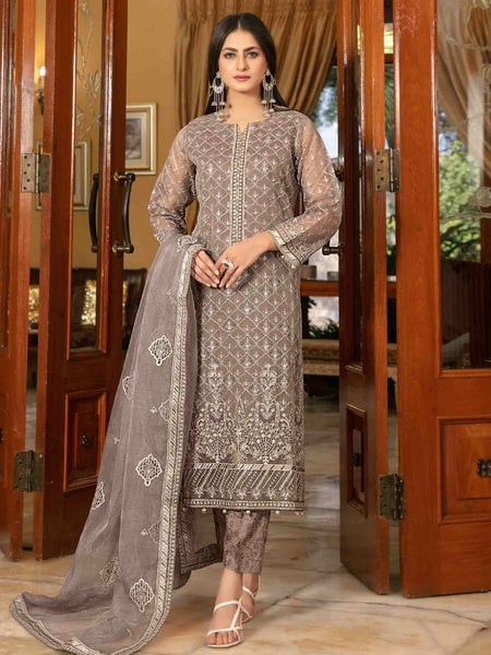  Salwar Kameez - Fancy Embroidered Organza