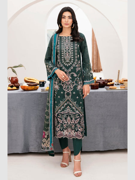 Pakistani Salwar Kameez - Luxury Embroidered Lawn